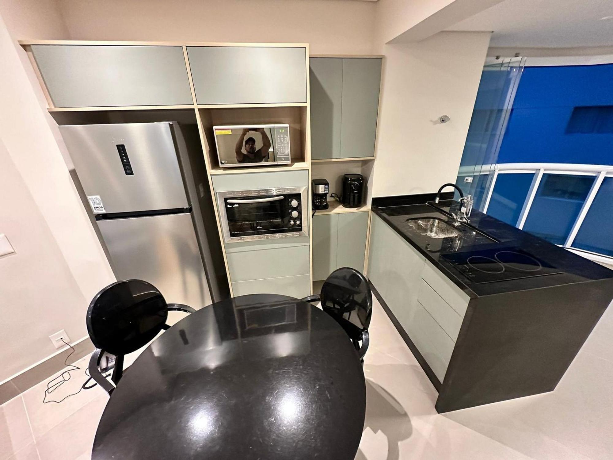 Residencial Estanconfor Com Vista Mar 2 Ac E Garagem Apartment Сантос Екстериор снимка