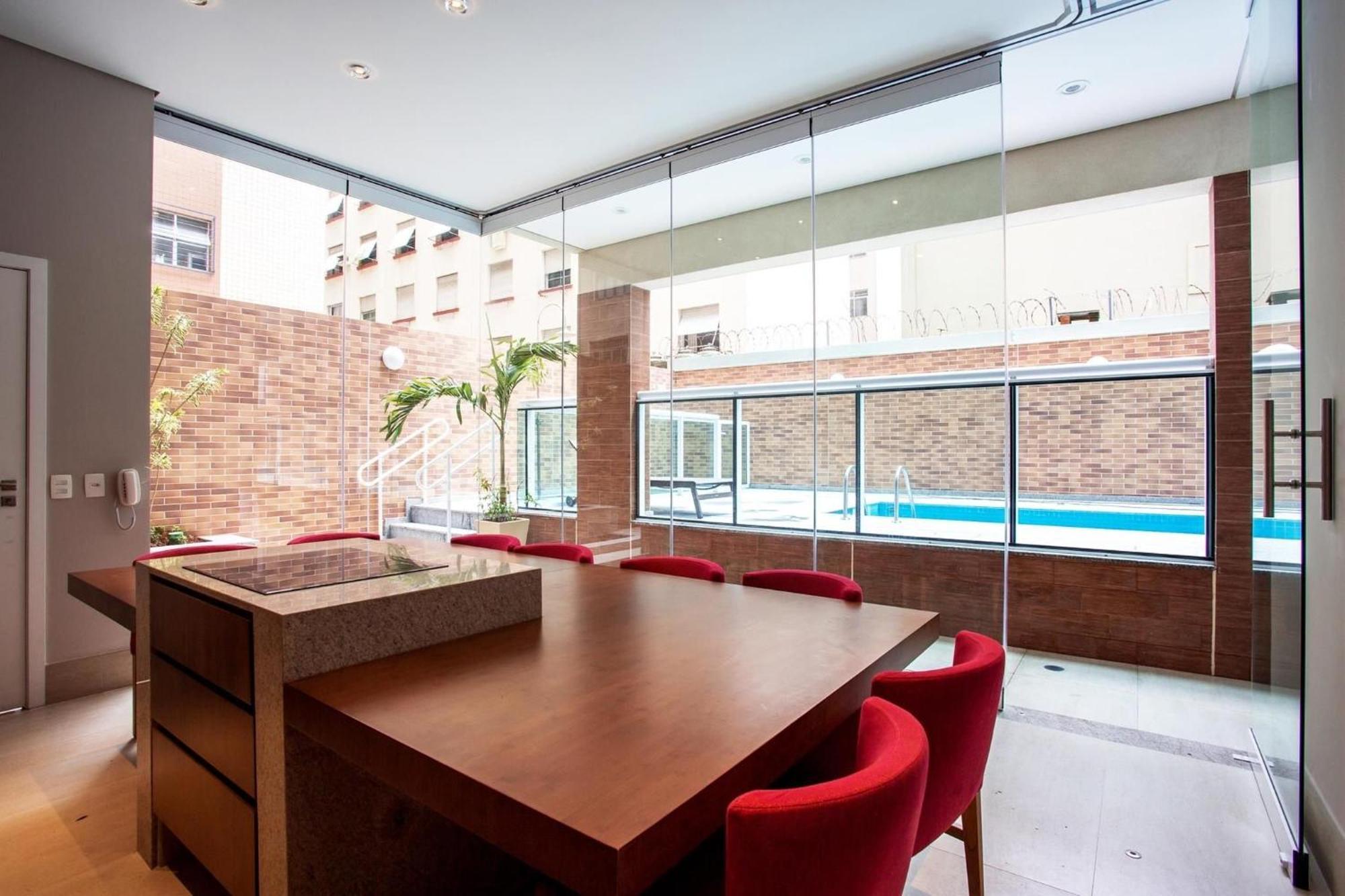 Residencial Estanconfor Com Vista Mar 2 Ac E Garagem Apartment Сантос Екстериор снимка