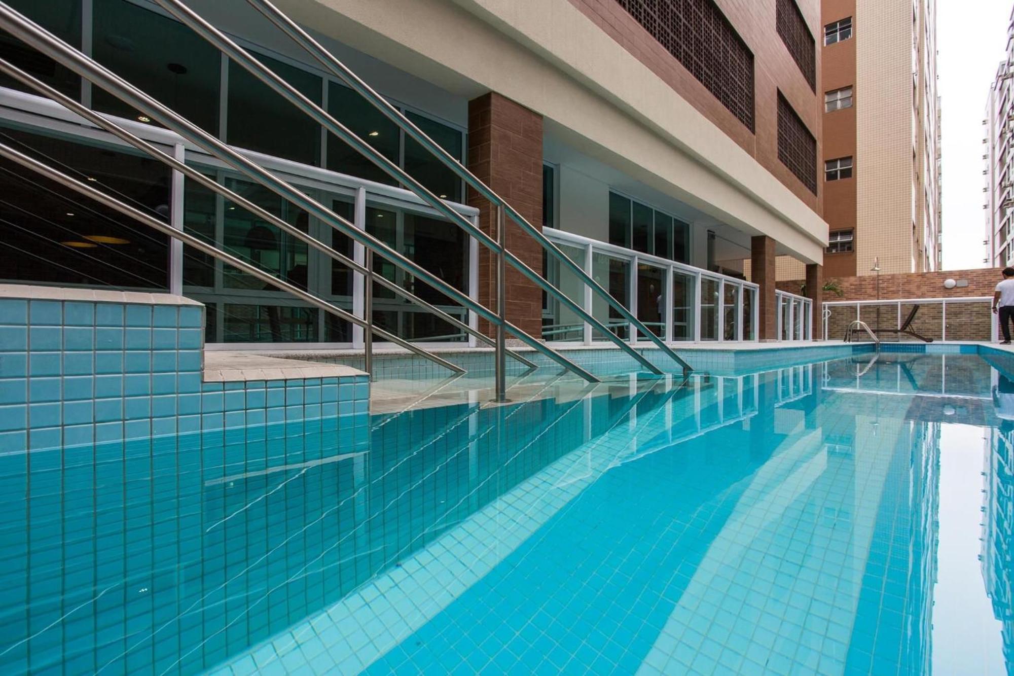 Residencial Estanconfor Com Vista Mar 2 Ac E Garagem Apartment Сантос Екстериор снимка
