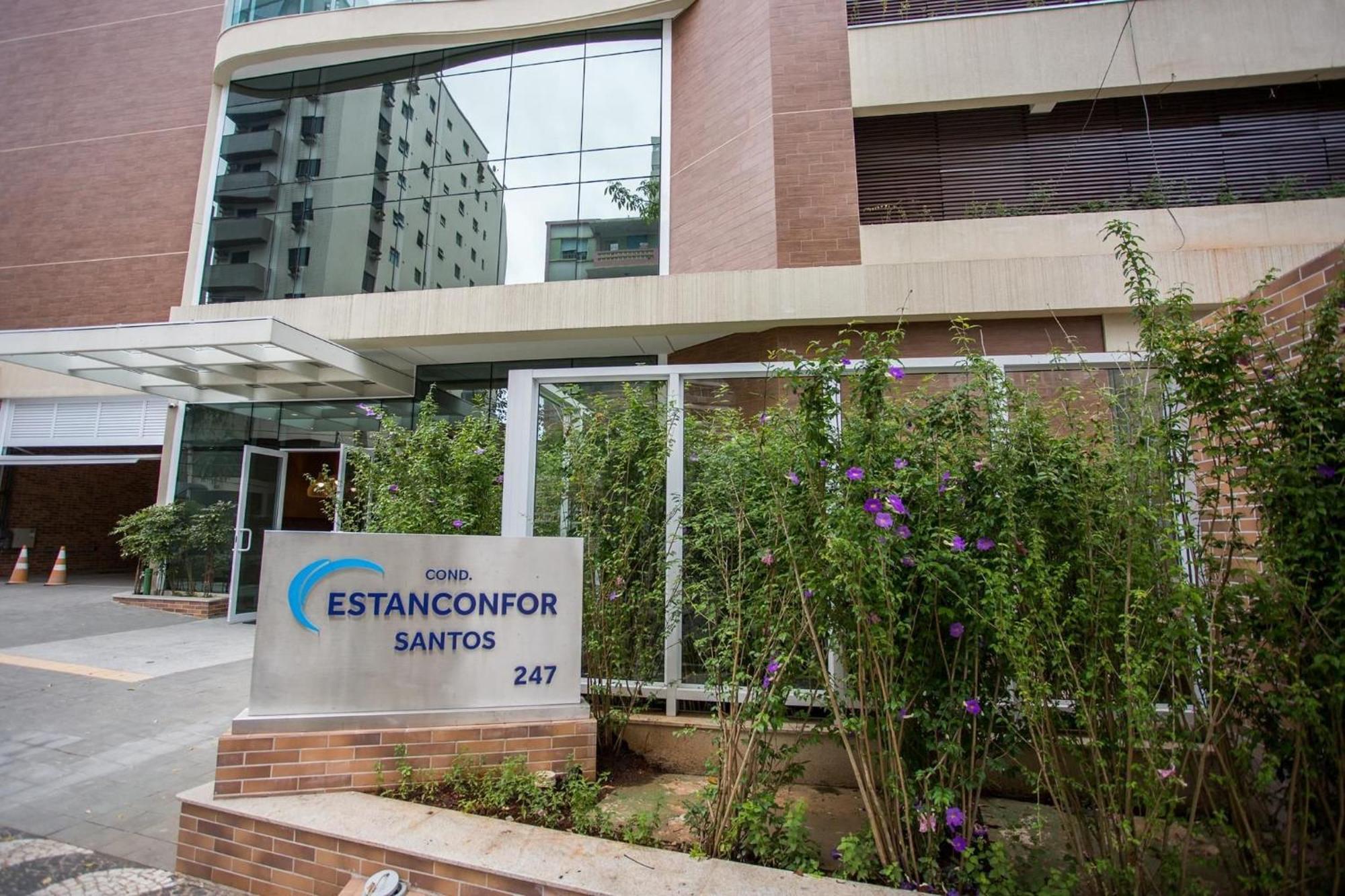 Residencial Estanconfor Com Vista Mar 2 Ac E Garagem Apartment Сантос Екстериор снимка